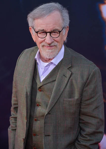 Der Amerikanische Filmregisseur Steven Spielberg Kommt Zum Eröffnungsabend Des Tcm — Stockfoto