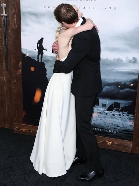 Atriz Anya Taylor Joy Ator Sueco Alexander Skarsgrd Alexander Skarsgard — Fotografia de Stock