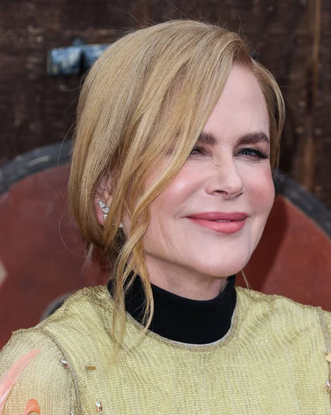 Attrice Americano Australiana Nicole Kidman Con Indosso Abito Prada Arriva — Foto Stock