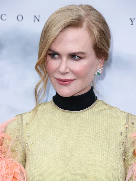 Amerikansk Australiska Skådespelerskan Nicole Kidman Bär Prada Klänning Anländer Till — Stockfoto