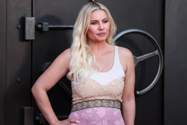 Canadian actress Elisha Cuthbert arrives at the World Premiere Of Redbox Entertainment and Quiver Distribution's 'Bandit' held at the Harmony Gold Theater on September 21, 2022 in Los Angeles, California, United States.  clipart