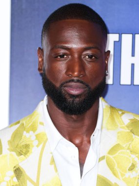 Gucci giyen Amerikalı profesyonel basketbolcu Dwyane Wade, 22 Eylül 2022 'de Hollywood, Los Angeles, Kaliforniya' da Netflix Tudum Theater 'da düzenlenen Netflix' in 'The Redeem Team' adlı özel gösterimine geldi.