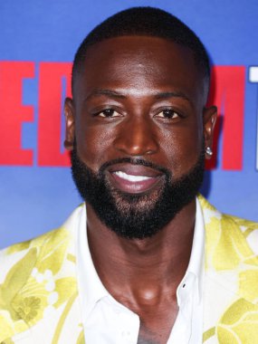Gucci giyen Amerikalı profesyonel basketbolcu Dwyane Wade, 22 Eylül 2022 'de Hollywood, Los Angeles, Kaliforniya' da Netflix Tudum Theater 'da düzenlenen Netflix' in 'The Redeem Team' adlı özel gösterimine geldi.