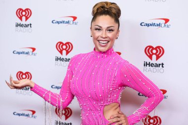 Crystal Rosas, 2022 iHeartRadio Müzik Festivali 'nde basın odasında poz verdi - 23 Eylül 2022' de Las Vegas, Nevada, ABD 'de T-Mobile Arena' da düzenlenen birinci gece.