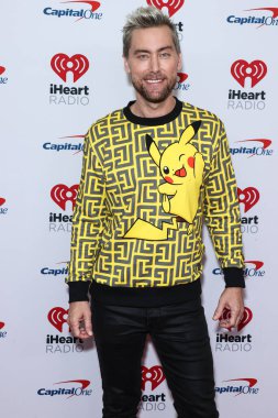 Lance Bass, 2022 iHeartRadio Müzik Festivali 'nde basın odasında poz veriyor - 23 Eylül 2022' de Las Vegas, Nevada, ABD 'de T-Mobile Arena' da düzenlenen birinci gece. 