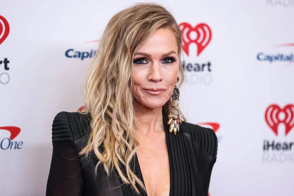 Jennie Garth Posa Nella Sala Stampa Del 2022 Iheartradio Music — Foto Stock