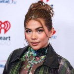Hayley Kiyoko Posiert Presseraum Des Iheartradio Music Festival