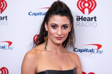 Ashley Reyes, 24 Eylül 2022 'de Las Vegas, Nevada' da T-Mobile Arena 'da düzenlenen iHeartRadio Music Festival' de basın odasında poz verdi.. 