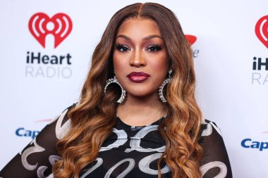 Drew Sidora, 2022 iHeartRadio Müzik Festivali 'nde basın odasında poz verdi - 24 Eylül 2022' de Las Vegas, Nevada, ABD 'de T-Mobile Arena' da düzenlenen ikinci gece. 