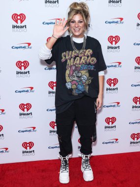 Jax (Jackie Miskanic), 24 Eylül 2022 'de Las Vegas, Nevada, ABD' de T-Mobile Arena 'da düzenlenen iHeartRadio Music Festival' de basın odasında poz verdi.. 