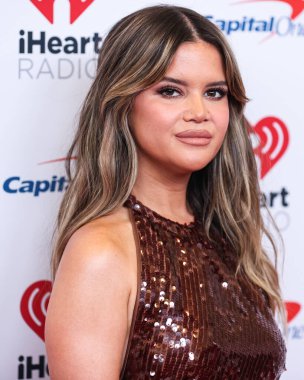 Maren Morris, 24 Eylül 2022 'de Las Vegas, Nevada' da T-Mobile Arena 'da düzenlenen iHeartRadio Music Festival' de basın odasında poz verdi.