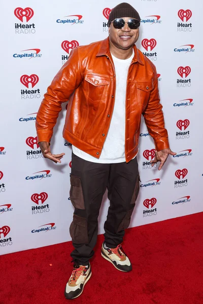 Cool Poseert Perszaal Het 2022 Iheartradio Music Festival Night Gehouden — Stockfoto