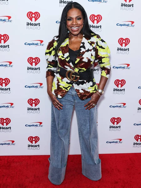 Sheryl Lee Ralph Poseert Perskamer Het 2022 Iheartradio Music Festival — Stockfoto