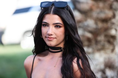 Amerikalı dansçı Charli D 'Amelio, 16 Nisan 2022' de La Quinta, Riverside, Kaliforniya, ABD 'de düzenlenen Merv Griffin Estate' te düzenlenen H.wood Group REVOLVE FESTIVAL 2022 'ye katıldı..