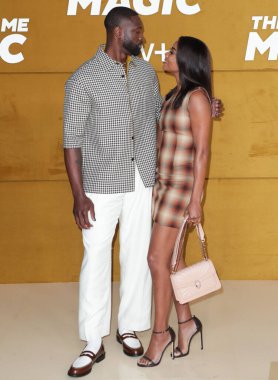 Dwyane Wade ve Gabrielle Union, 14 Nisan 2022 'de Westwood, Los Angeles, Kaliforniya, ABD' deki Regency Village Theatre 'da düzenlenen Apple' ın 