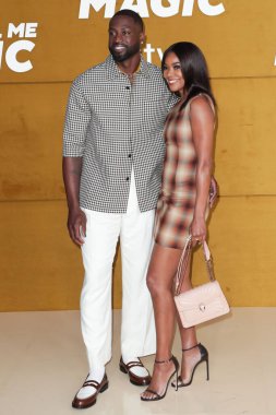 Dwyane Wade ve Gabrielle Union, 14 Nisan 2022 'de Westwood, Los Angeles, Kaliforniya, ABD' deki Regency Village Theatre 'da düzenlenen Apple' ın 