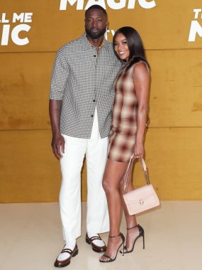 Dwyane Wade ve Gabrielle Union, 14 Nisan 2022 'de Westwood, Los Angeles, Kaliforniya, ABD' deki Regency Village Theatre 'da düzenlenen Apple' ın 