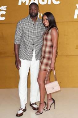 Dwyane Wade ve Gabrielle Union, 14 Nisan 2022 'de Westwood, Los Angeles, Kaliforniya, ABD' deki Regency Village Theatre 'da düzenlenen Apple' ın 