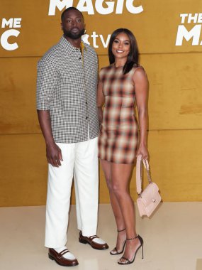 Dwyane Wade ve Gabrielle Union, 14 Nisan 2022 'de Westwood, Los Angeles, Kaliforniya, ABD' deki Regency Village Theatre 'da düzenlenen Apple' ın 