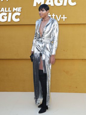 EJ Johnson, 14 Nisan 2022 'de Westwood, Los Angeles, Kaliforniya, ABD' deki Regency Village Theatre 'da düzenlenen Apple' ın 