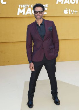 Eric Bent (Eric Benet), 14 Nisan 2022 'de Westwood, Los Angeles, Kaliforniya, ABD' deki Regency Village Theatre 'da düzenlenen Apple' ın 