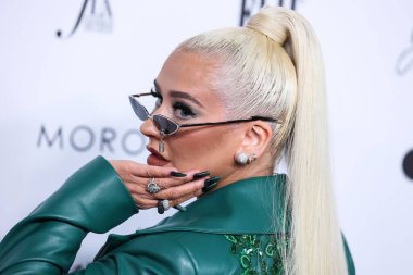 Beverly Hills, Birleşik Devletler. 10 Nisan 2022 'de. Amerikalı şarkıcı ve söz yazarı Christina Aguilera, The Daily Front Row 'un 6. Moda Ödülleri' ne geldi. 