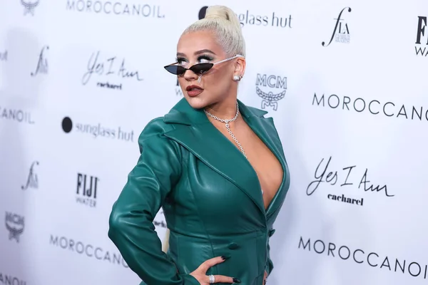 Beverly Hills Stati Uniti Aprile 2022 Cantautrice Americana Christina Aguilera — Foto Stock