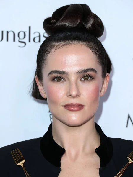 Zoey Deutch Vestindo Moschino Chega Daily Front Row 6Th Annual — Fotografia de Stock