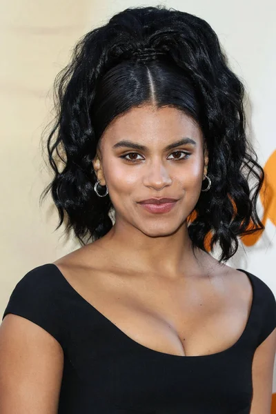 Alman-Amerikan aktris Zazie Beetz, 12 Nisan 2022 'de Los Angeles, Kaliforniya' da Ace Hotel 'deki The Theatre' da düzenlenen DreamWorks Animasyon 'un Özel Gösterimi' ne geldi.. 