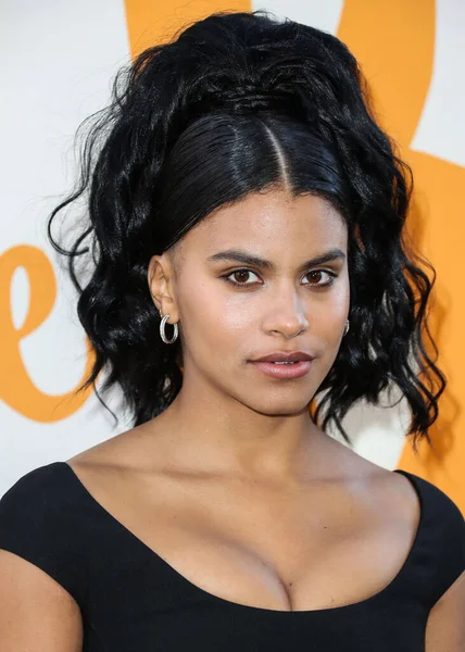 Alman-Amerikan aktris Zazie Beetz, 12 Nisan 2022 'de Los Angeles, Kaliforniya' da Ace Hotel 'deki The Theatre' da düzenlenen DreamWorks Animasyon 'un Özel Gösterimi' ne geldi.. 