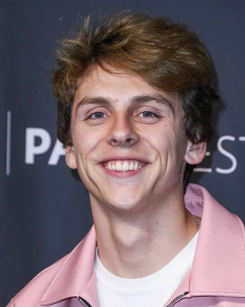 Jacob Bertrand Przybywa Paleyfest Cobra Kai Netflixa Który Odbył Się — Zdjęcie stockowe