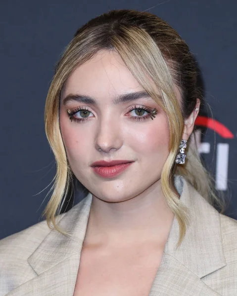 Peyton List Chega Paleyfest 2022 Netflix Cobra Kai Realizado Dolby — Fotografia de Stock