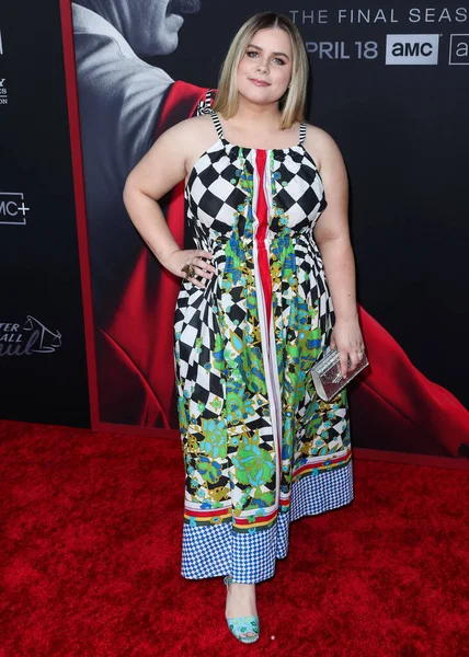 Jessie Ennis Chega Los Angeles Premiere Amc Better Call Saul — Fotografia de Stock