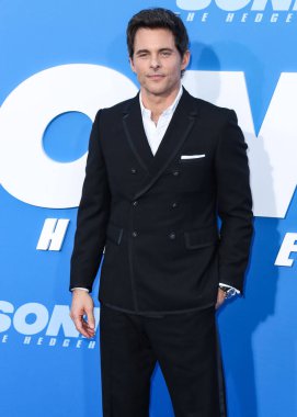 Amerikalı aktör James Marsden, 5 Nisan 2022 'de Westwood, Los Angeles, Kaliforniya' da Regency Village Theatre 'da düzenlenen' Sonic The Hedgehog 2 'nin Los Angeles prömiyer gösterimine geldi.. 