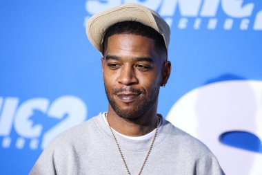 Kid Cudi arrives at the Los Angeles Premiere Screening Of 'Sonic The Hedgehog 2' held at the Regency Village Theatre on April 5, 2022 in Westwood, Los Angeles, California, United States. 