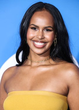 Somalili-Amerikalı aktris Sabrina Dhowre Elba, 5 Nisan 2022 'de Westwood, Los Angeles, Kaliforniya, ABD' deki Regency Village Theatre 'da düzenlenen' Sonic The Kirpi 2 'nin Los Angeles Premiere gösterimine geldi.. 