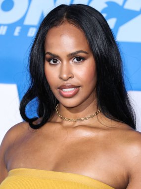 Somalili-Amerikalı aktris Sabrina Dhowre Elba, 5 Nisan 2022 'de Westwood, Los Angeles, Kaliforniya, ABD' deki Regency Village Theatre 'da düzenlenen' Sonic The Kirpi 2 'nin Los Angeles Premiere gösterimine geldi.. 