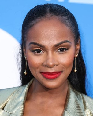 Amerikalı aktris Tika Sumpter, 5 Nisan 2022 'de Westwood, Los Angeles, Kaliforniya, ABD' deki Regency Village Theatre 'da düzenlenen' Sonic The Hedgehog 2 'nin Los Angeles Premiere Screening' ine geldi.. 