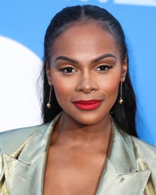 Amerikalı aktris Tika Sumpter, 5 Nisan 2022 'de Westwood, Los Angeles, Kaliforniya, ABD' deki Regency Village Theatre 'da düzenlenen' Sonic The Hedgehog 2 'nin Los Angeles Premiere Screening' ine geldi.. 