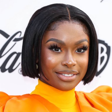 Coco Jones, 24 Mart 2022 'de Beverly Wilshire Four Seasons Oteli' nde düzenlenen 'Siyah Sinema Evreni' nin Hollywood Ödülleri 'nde Siyah Kadınlar Öğle Yemeği Yıldönümünde 2022. Yıllık ESSENCE' ye geldi.