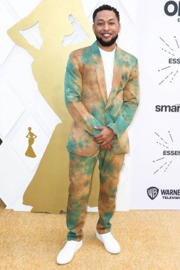 Jacob Lathe, 24 Mart 2022 'de Beverly Wilshire Four Seasons Oteli' nde düzenlenen 'The Black Cinematic Universe' in Hollywood Ödülleri 'nde Siyah Kadınlar Öğle Yemeği Yıldönümünde 2022.