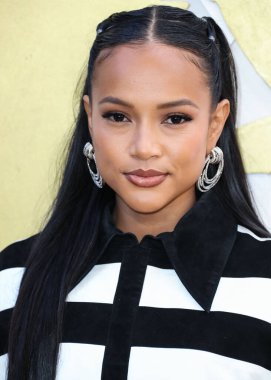 Karrueche Tran, 24 Mart 2022 'de Beverly Wilshire Four Seasons Oteli' nde düzenlenen Hollywood Ödülleri 'nde Siyahi Kadınlar Öğle Yemeği Yıldönümünde 