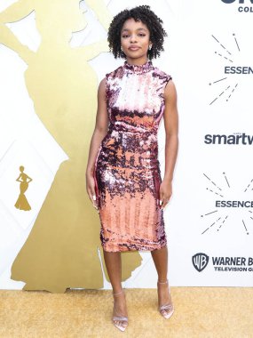 Marsai Martin, 24 Mart 2022 'de Beverly Wilshire Four Seasons Oteli' nde düzenlenen 'Siyah Sinema Evreni' nin Hollywood Ödülleri 'nde Siyah Kadınlar Öğle Yemeği Yıldönümünde 2022' ye geliyor.