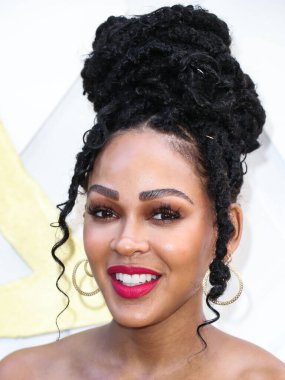 Meagan Good, 24 Mart 2022 'de Beverly Wilshire Four Seasons Oteli' nde düzenlenen 'Siyah Sinema Evreni' nin Hollywood Ödülleri 'nde Siyah Kadınlar Öğle Yemeği Yıldönümünde 2022.