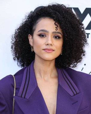 Nathalie Emmanuel, 24 Mart 2022 'de Beverly Wilshire Four Seasons Oteli' nde düzenlenen Hollywood Ödülleri 'nde Siyahi Kadınlar Öğle Yemeği Yıldönümünde 