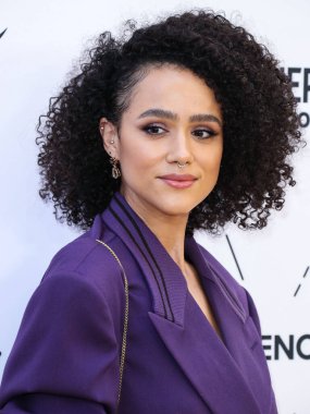 Nathalie Emmanuel, 24 Mart 2022 'de Beverly Wilshire Four Seasons Oteli' nde düzenlenen Hollywood Ödülleri 'nde Siyahi Kadınlar Öğle Yemeği Yıldönümünde 