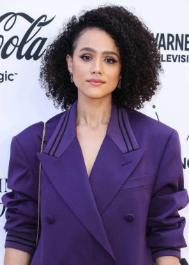 Nathalie Emmanuel, 24 Mart 2022 'de Beverly Wilshire Four Seasons Oteli' nde düzenlenen Hollywood Ödülleri 'nde Siyahi Kadınlar Öğle Yemeği Yıldönümünde 