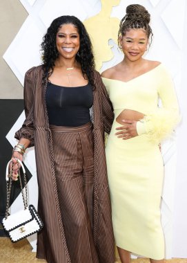 Robyn Simpson Reid ve Storm Reid, 24 Mart 2022 'de Beverly Wilshire Four Seasons Oteli' nde düzenlenen 