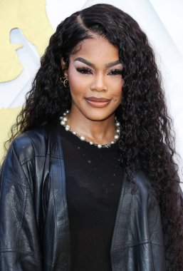 Teyana Taylor, 24 Mart 2022 'de Beverly Wilshire Four Seasons Oteli' nde düzenlenen 'Siyah Sinema Evreni' nin Hollywood Ödülleri 'nde Siyah Kadınlar Öğle Yemeği Yıldönümünde 2022.