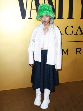 Dizzy Fae, Vanities Party 'ye 22 Mart 2022' de Hollywood, Los Angeles, Kaliforniya, ABD 'de Vanity Fair tarafından düzenlenen Genç Hollywood Gecesi' ne geldi.. 